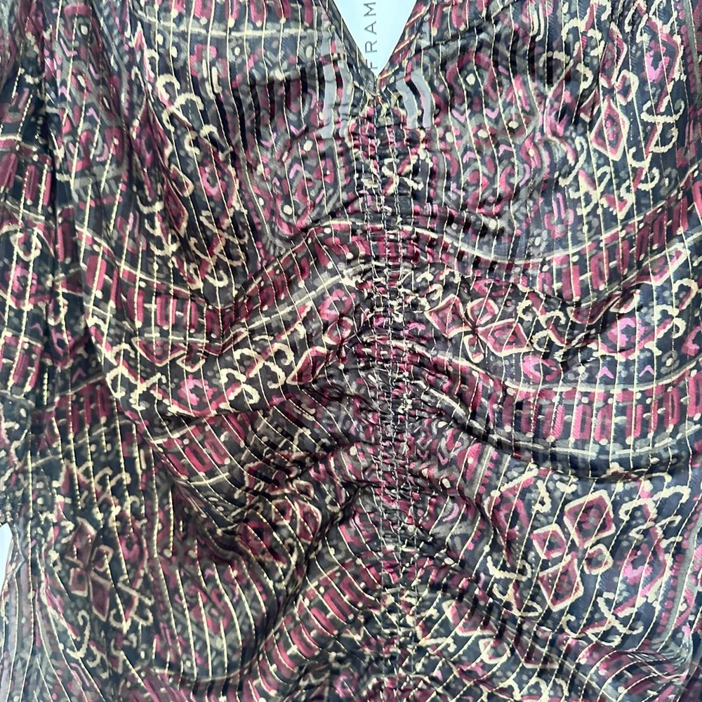 Frame silk blouse - Picture 5 of 7